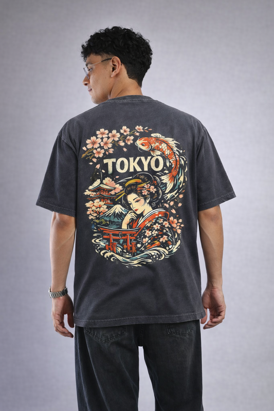 Floating Tokyo Oversized Shirt