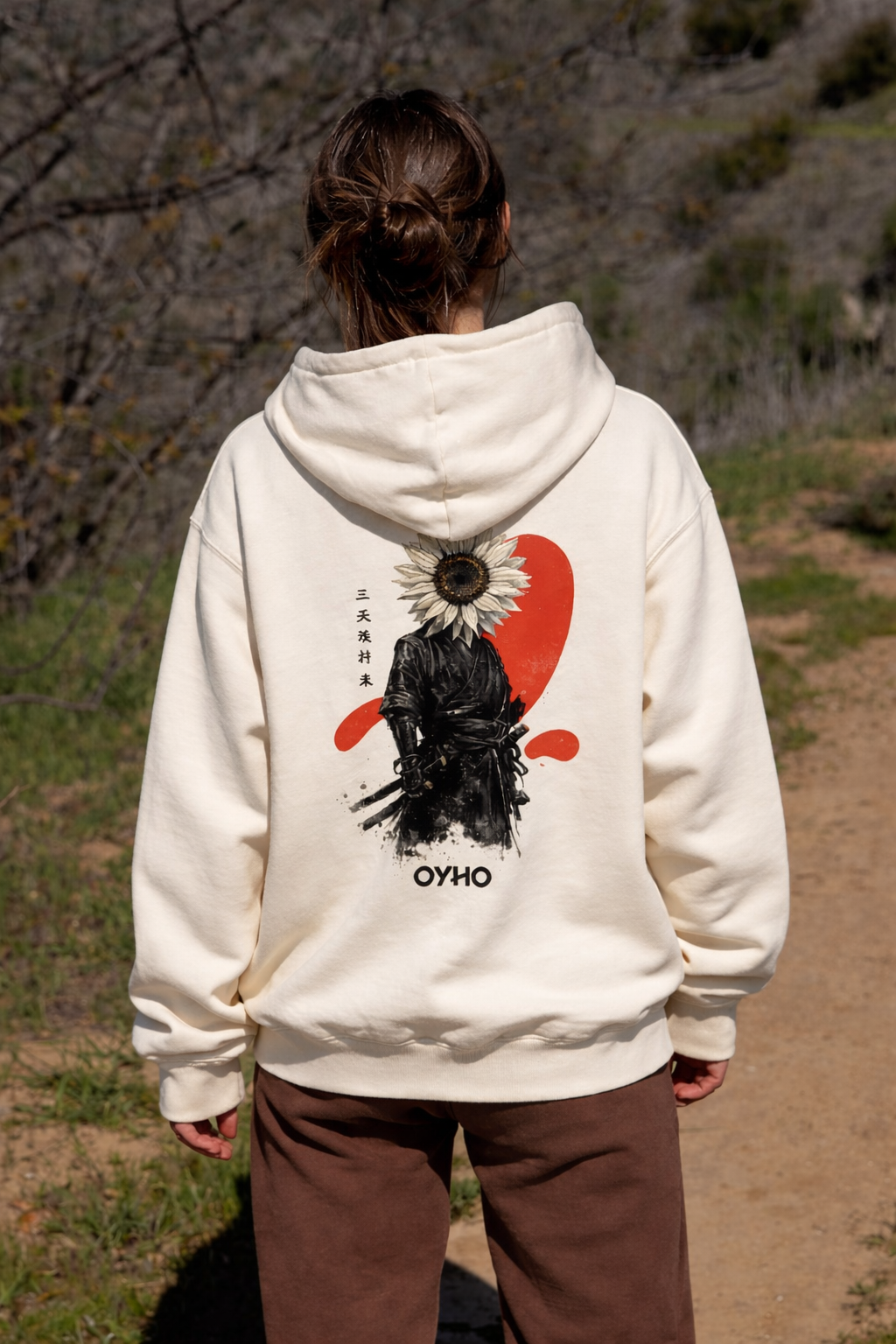 Blossom of Honor Oversized Hoodie