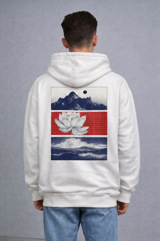 Tiefe Stille Oversized Hoodie