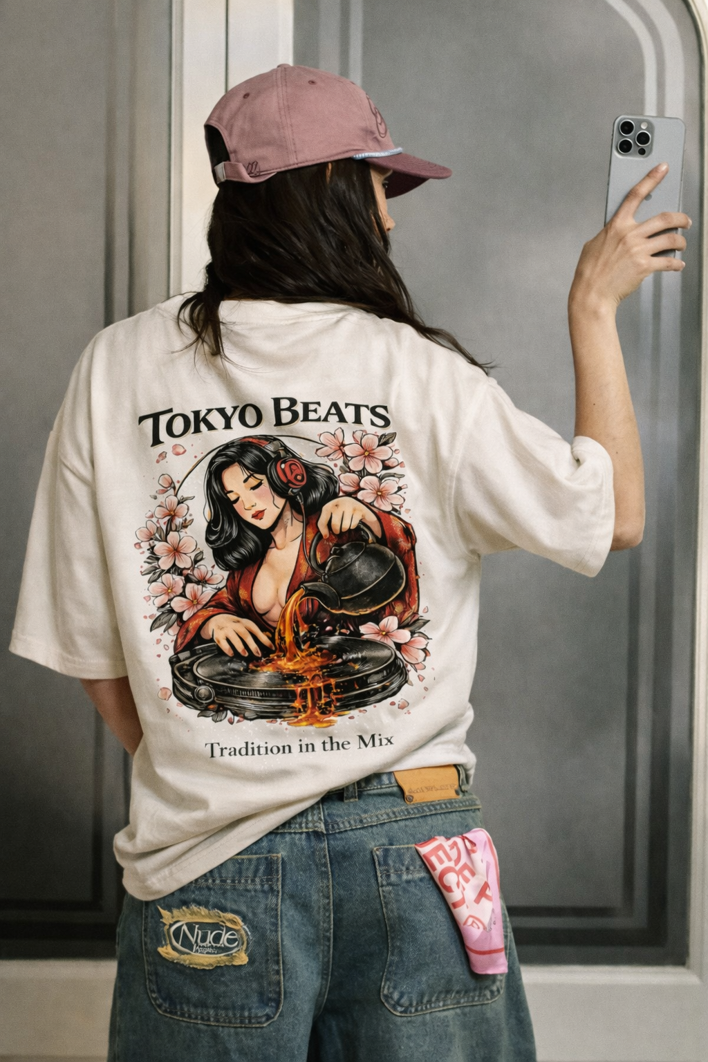 Tokyo Beats Oversized Shirt
