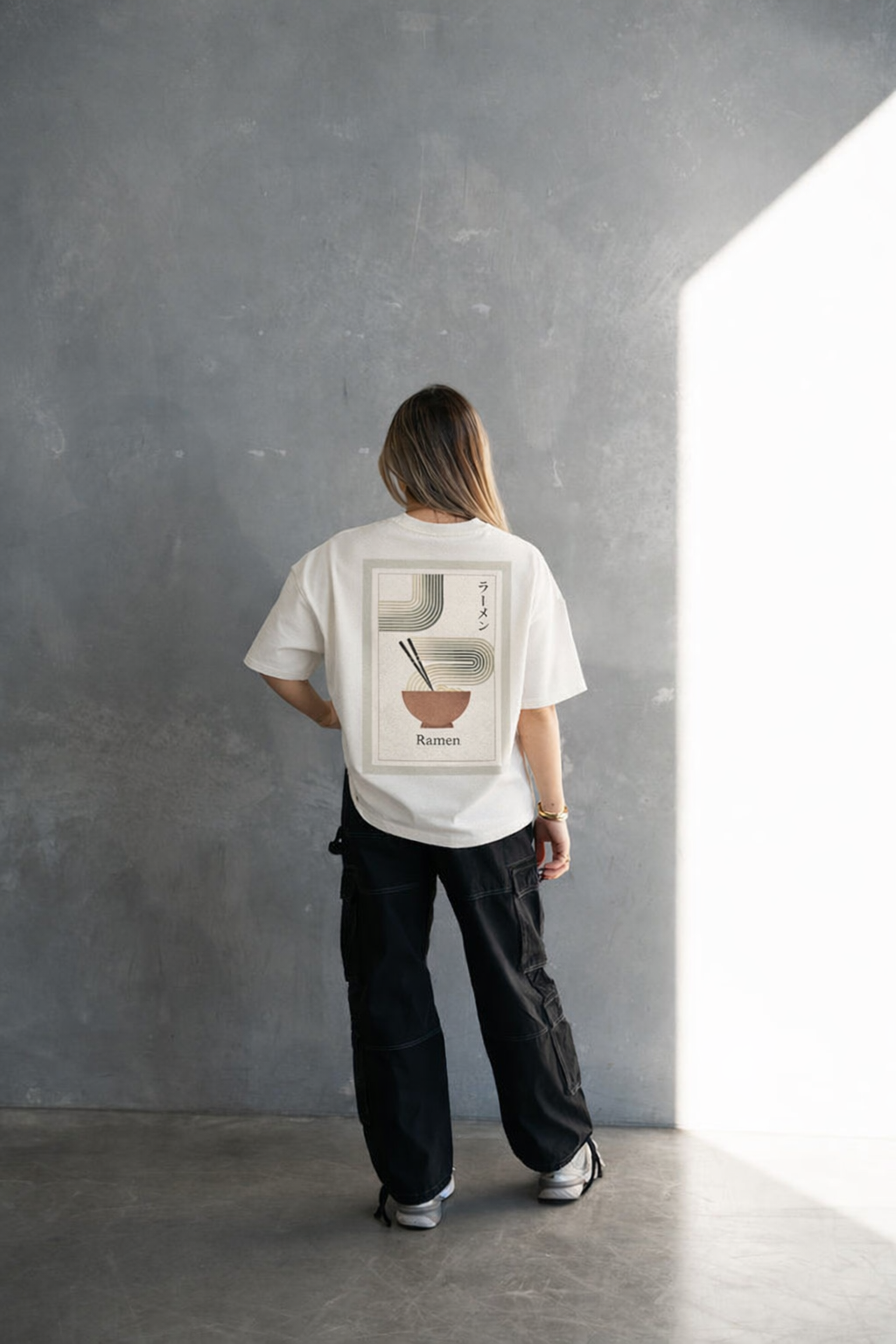 Lines of Flavor Oversized Shirt