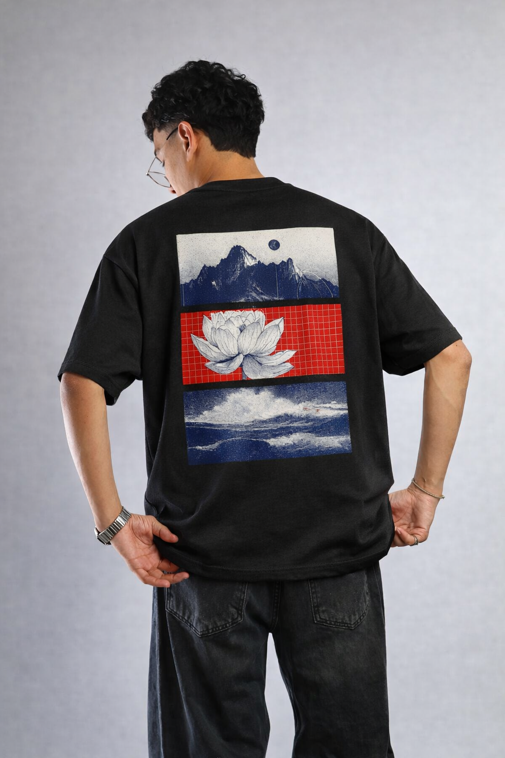 Tiefe Stille Oversized Shirt
