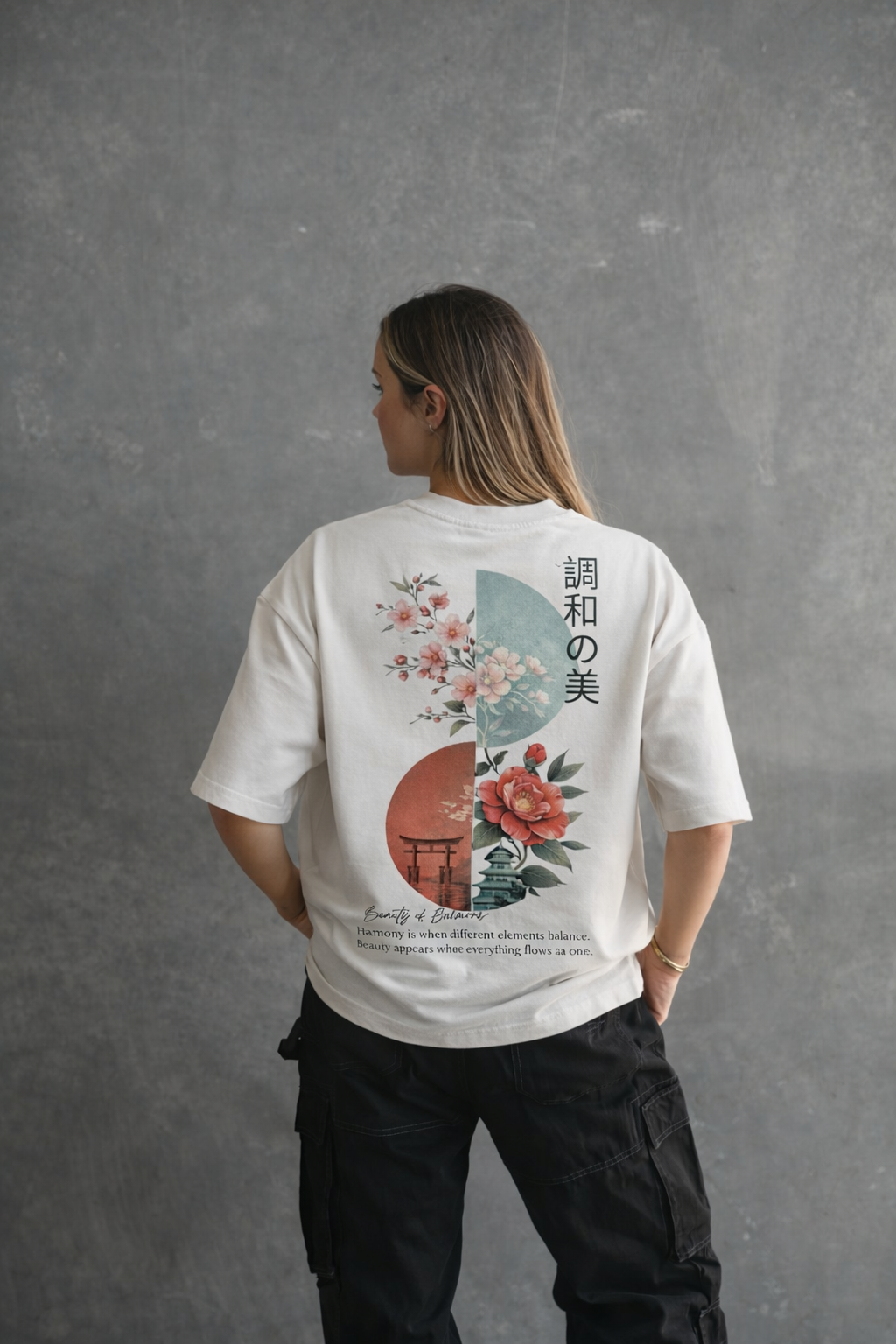 Beauty of Harmony Oversized Shirt